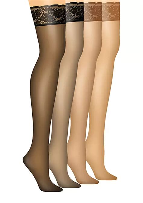 hanes silk reflections thigh highs